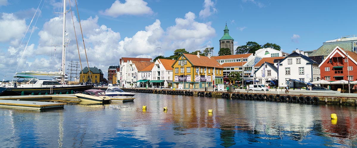 The harbour in Stavanger, Norway